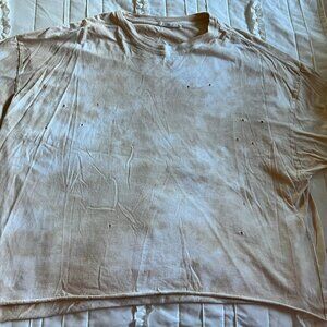 Talulah Womans Tie Dye Cream Medium Short Sleeve Tee